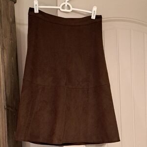 Chadwicks Brown A-Line Skirt